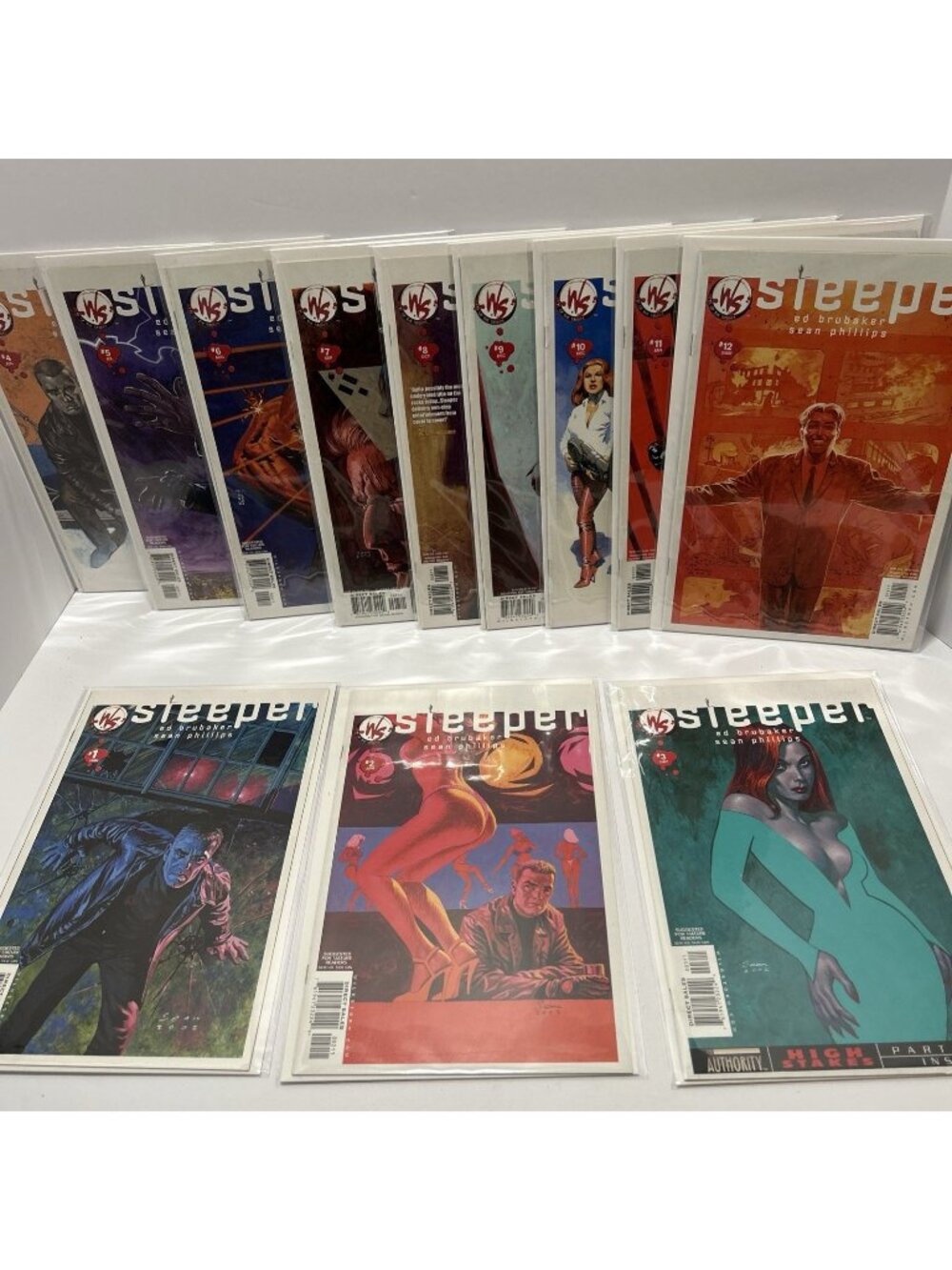 Sleeper Season 1 1-12 Wildstorm DC COMPLETE SERIES Ed Brubaker & Sean Phillips